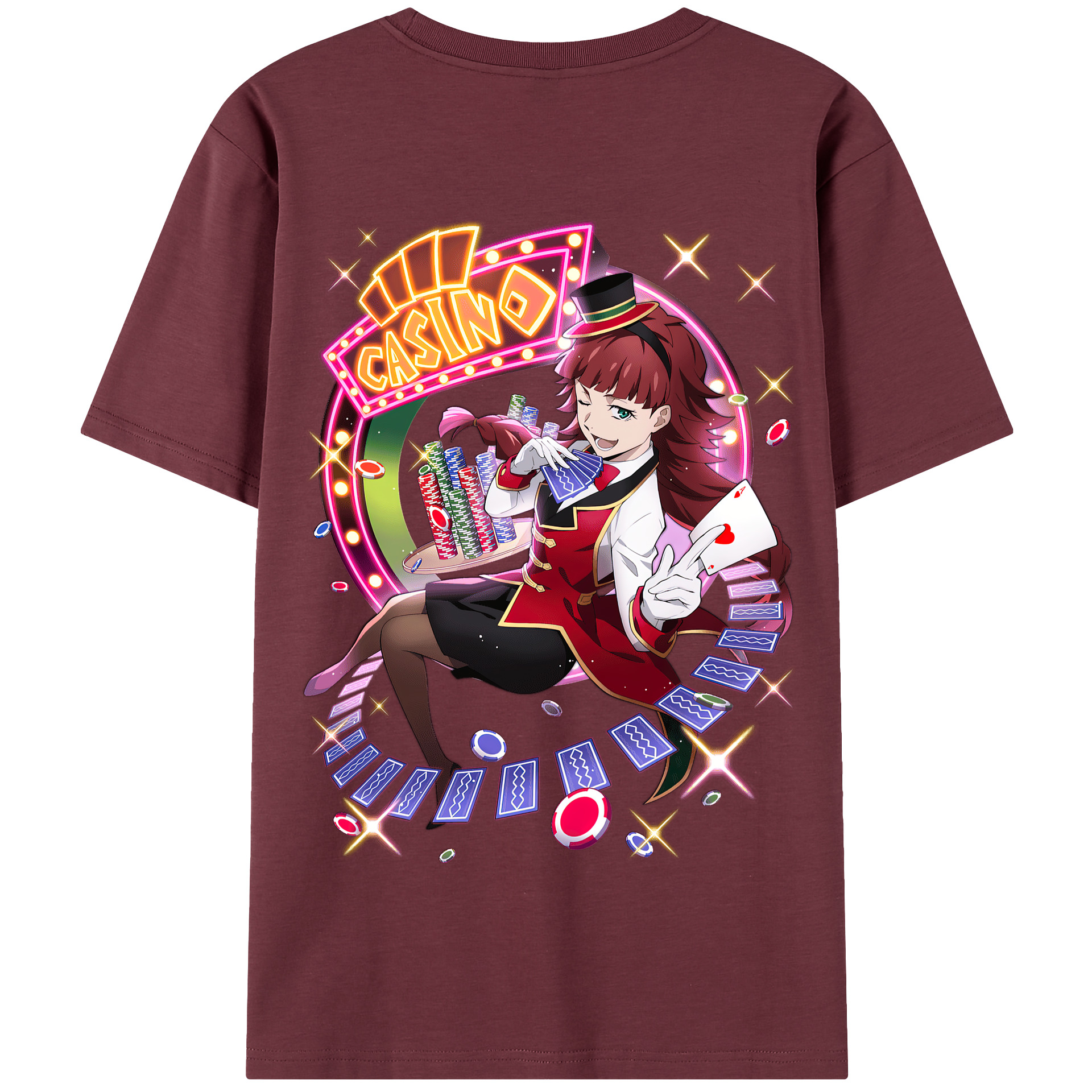 （画像用） 文豪ストレイドッグス Bungo Stray Dogs 綿100％半袖Tシャツ（背面プリント）